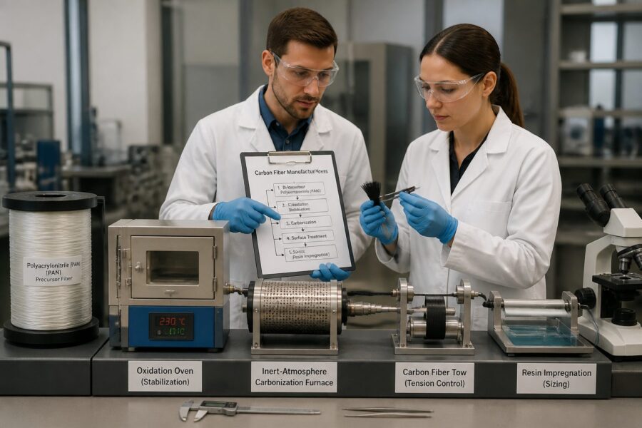 The Carbon Fiber Manufacturing Process: A Step-by-Step Guide