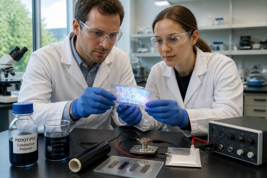 Conductive Polymers: From OLED Displays to Energy Storage