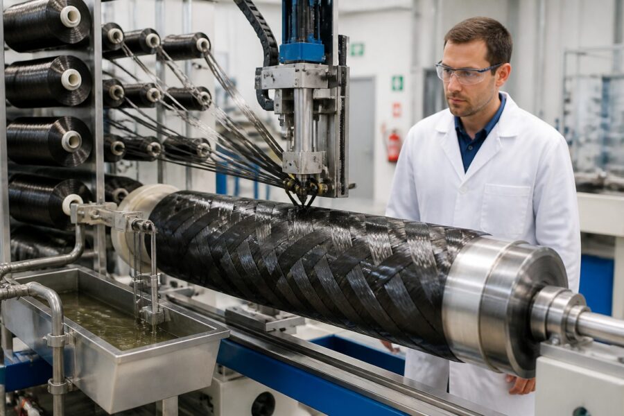 Filament Winding: Creating High-Strength Cylindrical Composite Structures