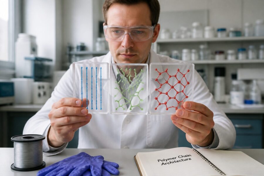 Polymer Chain Architecture: Linear, Branched, and Cross-Linked Structures