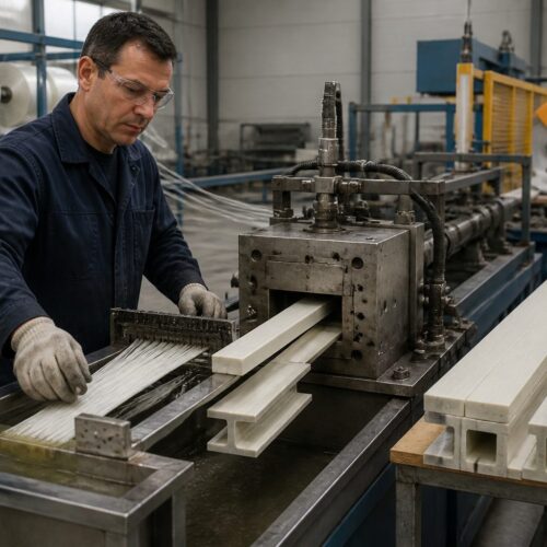 Pultrusion: Manufacturing Continuous Fiber Composite Profiles