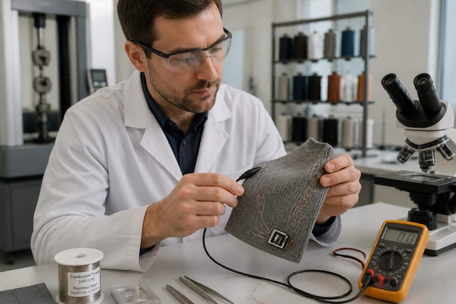 Smart Textiles: Integrating Electronic Functionality into Fiber Systems